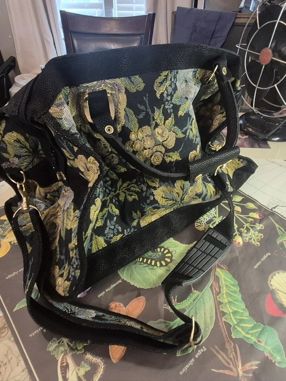 VINTAGE VERDI SHANGRI-LA TRAVEL BAG
